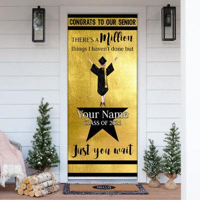 89Customized Personalized Door Cover Million Things Graduation