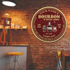 89Customized Bourbon and guitar lounge Great men drink bourbon and play guitars personalized wood sign