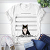 89Customized The sound of silence cat personalized shirt