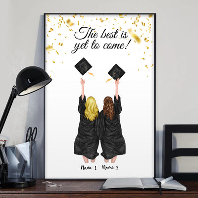 89Customized Personalized Poster Best Friends Graduation 2021
