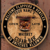 89Customized Whiskey & Cigar bar Welcome flappers and gents Customized Wood Sign