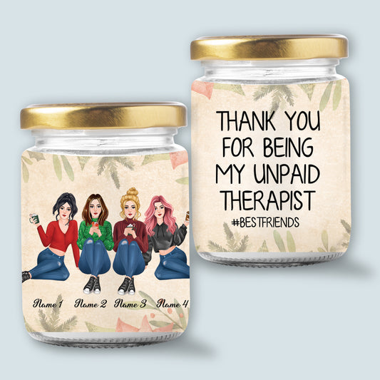 89Customized Our Friendship Is Like A Candle Personalized Candle