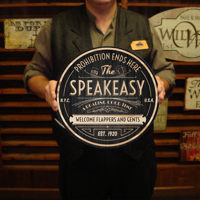 89Customized The Speakeasy Customized Wood Sign