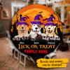 89Customized Lick Or Treat Dogs Welcome Personalized Wood sign