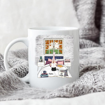 Personalized Mug Just One More Chapters - Girl Loves Books