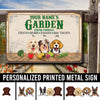 89Customized Personalized Printed Metal Sign Gardening Fresh Produce Dog Treats
