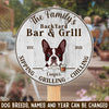 89Customized Backyard Bar & Grill Dog Personalized Wood Sign 2