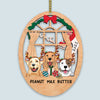 89 Customized Chirstmas Window Dog Personalize Ornament