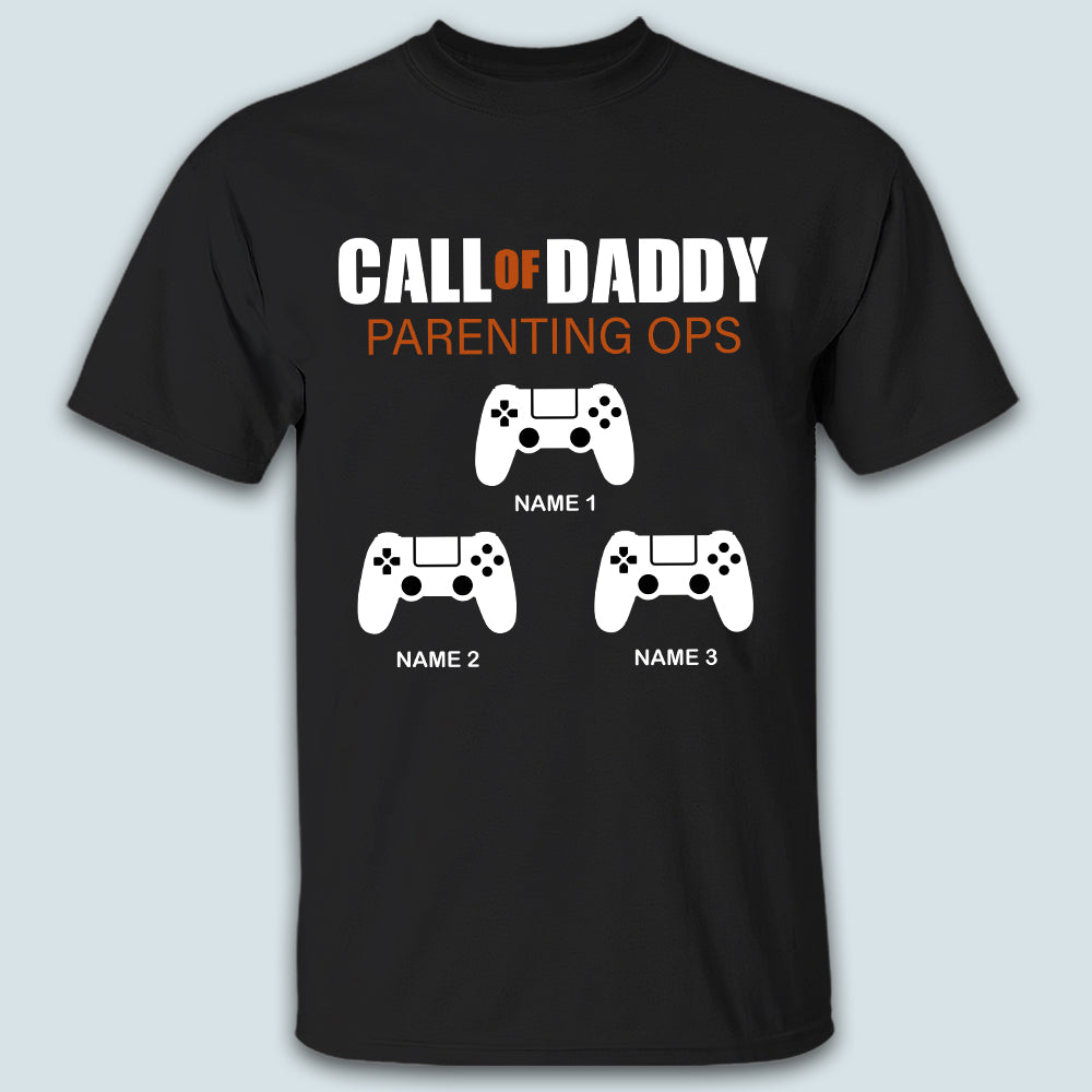 89Customized Call of daddy parenting ops personalized shirt