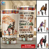 89Customized Once upon a time there was a girl who really loved cats and horses Customized Tumbler