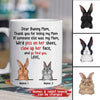 89Customized Dear bunny mom Thank you for being my mom Personalized Mug