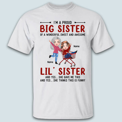 89Customized Proud Sister Personalized Shirt