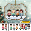 89Customized There is no greater gift than brothers & sisters Personalized Mix Layered Ornament