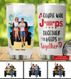 89Customized The Couple Who Jeeps Together Keeps Together Personalized Tumbler