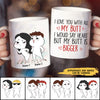 89Customized I just want to touch your butt all the time Personalized Mug