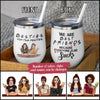 89Customized Besties for The Resties (No straw included) Wine Tumbler