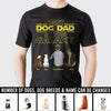 89Customized Personalized 2D Shirt Family Best Dad In The Galaxy Dog
