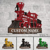 89Customized Train personalized cut metal sign