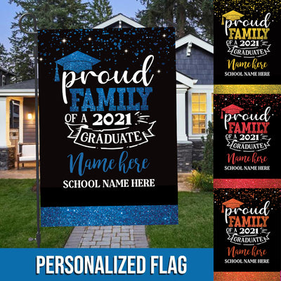 89Customized Personalized Flag Graduate Proud Family
