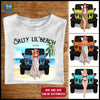 89Customized Salty Lil'beach Jeep Girl at the beach Customized Shirt