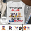 89Customized I'm not drunk I'm pawtriotic Dog Customized Shirt