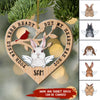 89Customized Your Wings Were Ready But My Heart Was Not Rabbits Personalized Ornament
