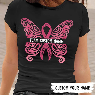 89Customized Breast cancer Motivational personalized shirt