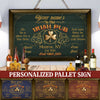 89Customized Irish Pub a place for a fine time Customized Pallet Sign