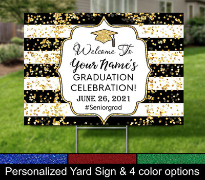 89Customized Personalized Yard Sign Graduation Celebration Senior 2021