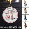 89Customized Personalized Wood Sign Congrats Senior Girl Balloon