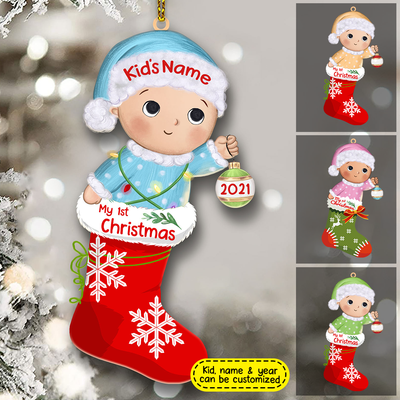 89Customized My 1st Christmas Personalized Ornament