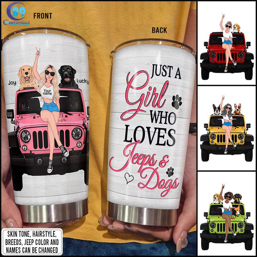 Jeep Girl Custom Tumbler Cup  Custom tumbler cups, Custom tumblers,  Tumbler cups diy
