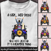 89Customized Personalized 2D Shirt Jeep A Girl Her Dog Back