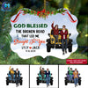 89Customized God Blessed The Broken Road That Led Me Straight To You Jeep Couple Personalized Ornament