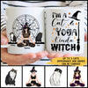 89Customized I'm a Cat & Yoga Kinda Witch-Mug