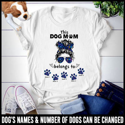 89Customized Personalized Shirt Family Dog Mom
