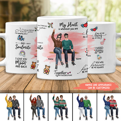 89Customized Love Couple Personalized Mug
