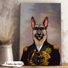 89Customized Dog Portrait Vintage Personalized Canvas