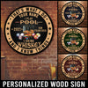 89Customized I play pool I drink whiskey & I know things Customized Wood Sign