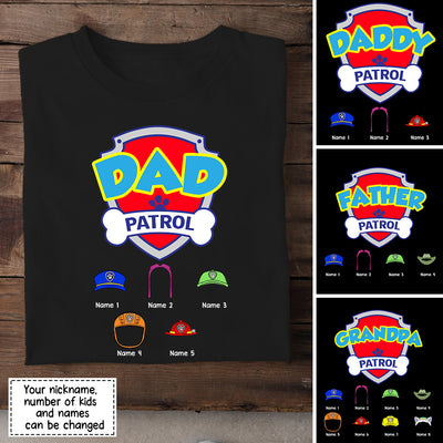 89Customized Dad patrol personalized shirt