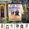 89Customized 4th Of July BBQ Party Personalized Flag