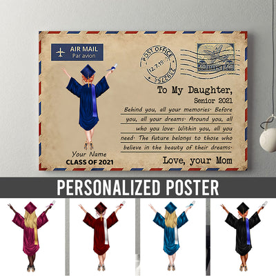 89Customized Personalized Poster Mom Daughter Letter Senior 2021