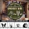 89Customized Irish Whiskey bar and Dog Customized Wood Sign