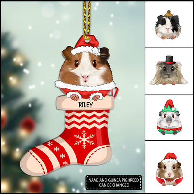 89Customized Christmas Guinea Pig Lovers Personalized Ornament