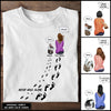 89Customized Never walk alone Bunny Lovers Personalized Shirt