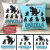 89Customized Dadzilla father of the monsters personalized pillow