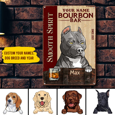 89Customized Bourbon bar 2 Customized Printed Metal Sign