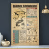 Billiard knowledge poster