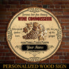 89Customized Wine Connoisseur Customized Wood Sign