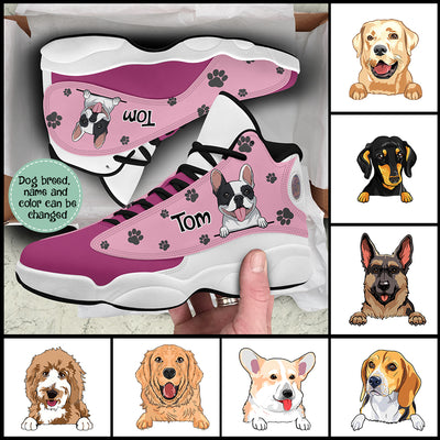 89Customized Dog lover Customized Black Air JD13 Shoes